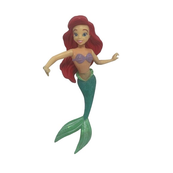 Little Mermaid Ariel Disney on Ice Figure Posable Plastic Glitter 8" - Picture 1 of 15